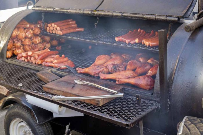 Analog Electric Smoker Outdoor Barbecue BBQ Grill Cooking